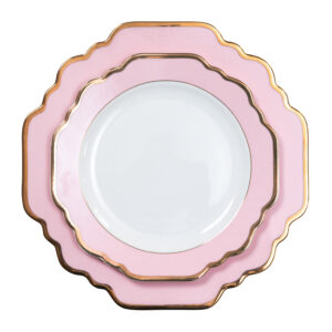 vintage pink & gold