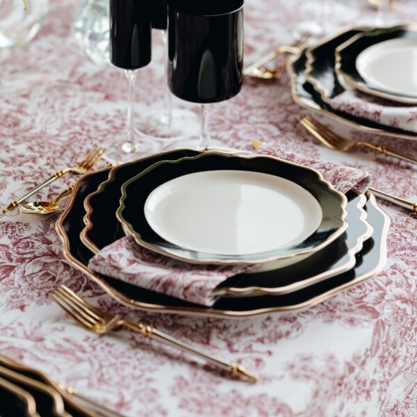vintage black & gold