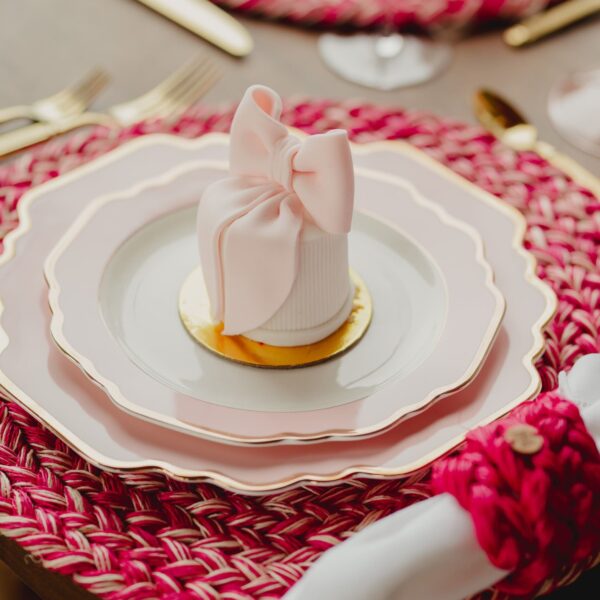vintage pink & gold