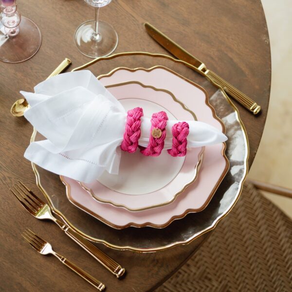 vintage pink & gold